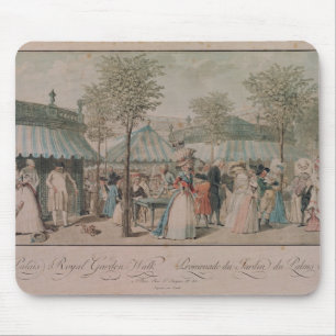 The Palais Royal Garden Walk, 1787 Mouse Pad