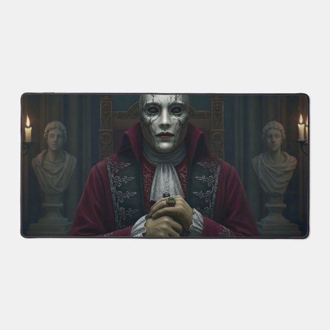 The Pale Monarch Desk Mat (Front)