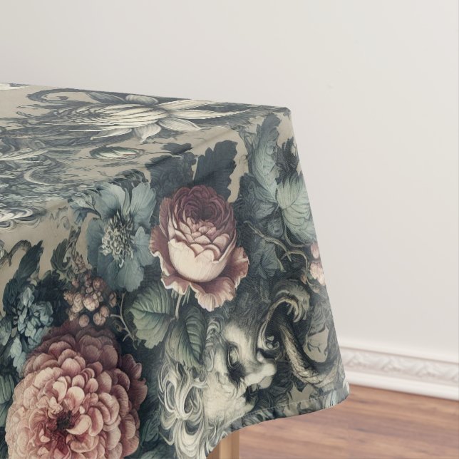 The Pale Purge – Gothic Large Pattern Tablecloth (In Situ)