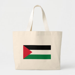 The Palestinian flag (علم فلسطين‎) Large Tote Bag