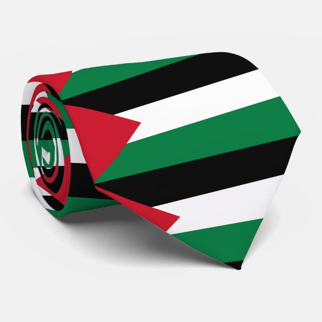 The Palestinian flag (علم فلسطين‎) Tie (Rolled)