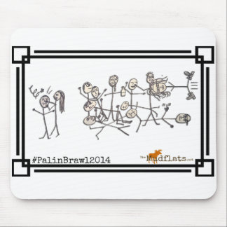 The Palin Brawl, by Jeanne Devon Mouse Pad