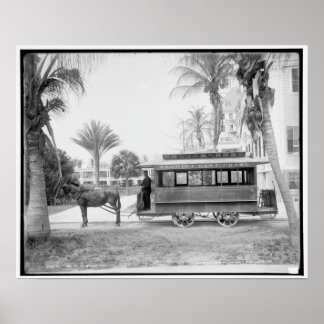 The Palm Beach trolley Poster
