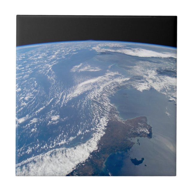 The Panama Canal. Ceramic Tile (Front)