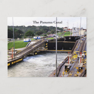 The Panama Canal, High Def Photography Postcard