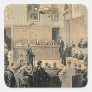 The Panama Trial Square Sticker