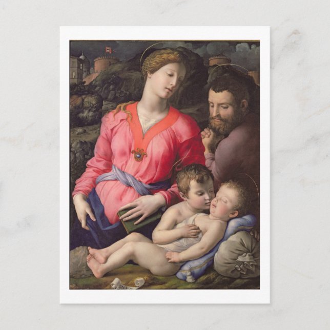 The Panciatichi Holy Family, c.1530-32 (oil on pan Postcard (Front)