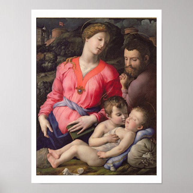 The Panciatichi Holy Family, c.1530-32 (oil on pan Poster (Front)