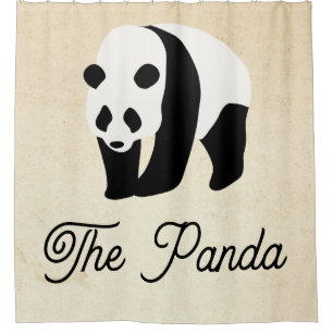 The Panda Colour Block Shower Curtain