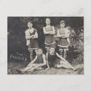 The Pansies swim team Postcard