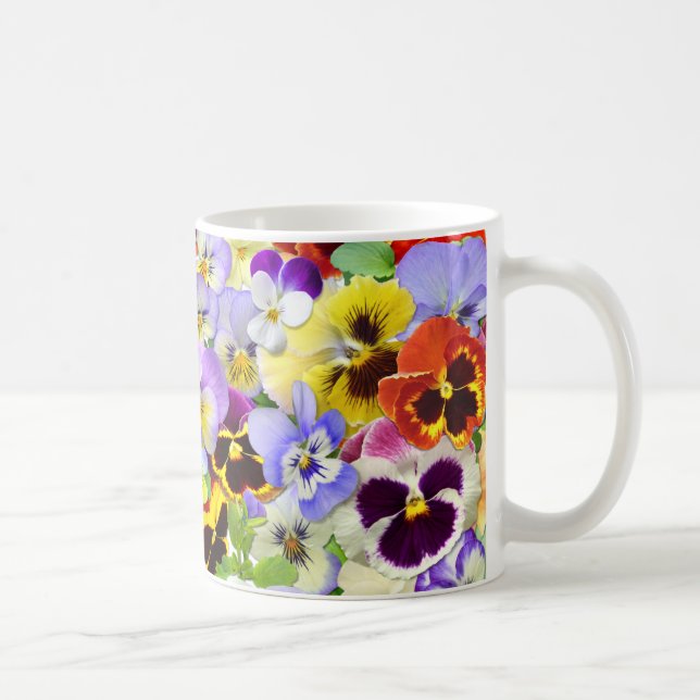 The Pansy Collection Coffee Mug (Right)