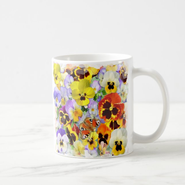 The Pansy Collection Mug (Right)