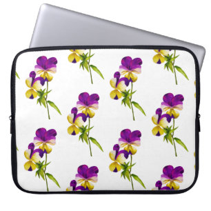 'The Pansy Party' on a Laptop Sleeve (I)