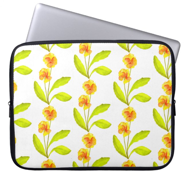 'The Pansy Party' on a Laptop Sleeve (IV) (Front)