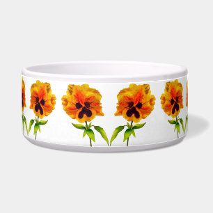 'The Pansy Party' on a Salad Bowl (O)