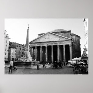 The Pantheon in Rome, Italy Poster