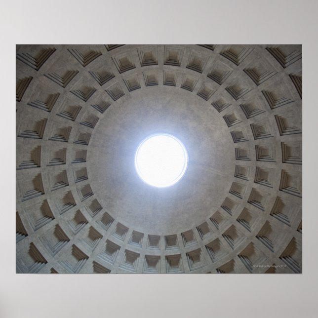 The Pantheon is constructed according to the Poster (Front)