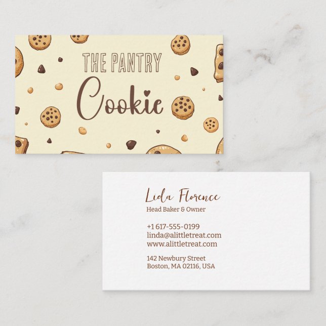 The Pantry Cookie Business Card (Front/Back)