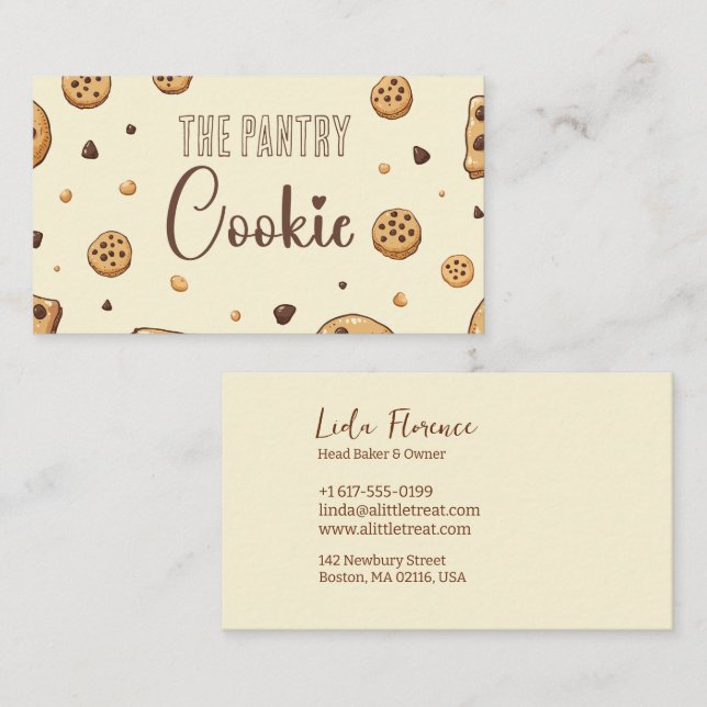 The Pantry Cookie Business Card (Front/Back)