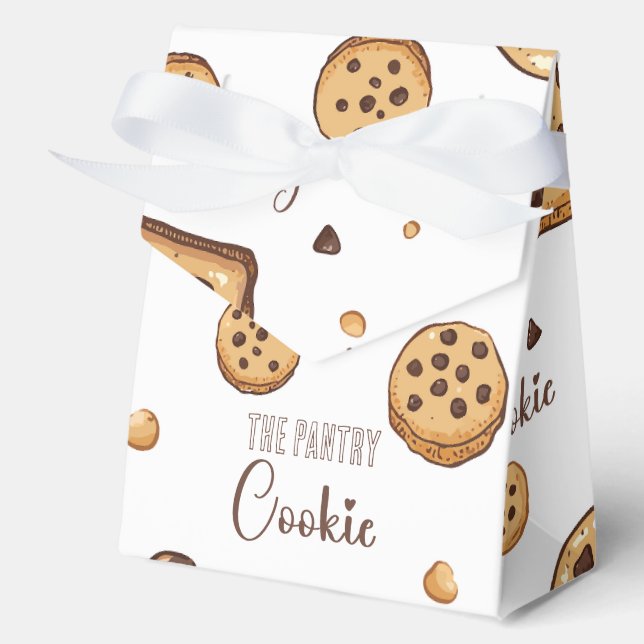 The Pantry Cookie (White) Favour Box (Front)