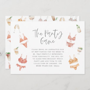 The panty game lingerie champagne cocktail