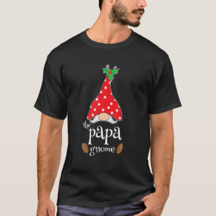 The Papa Gnome Funny Christmas Family Gnome T-Shirt