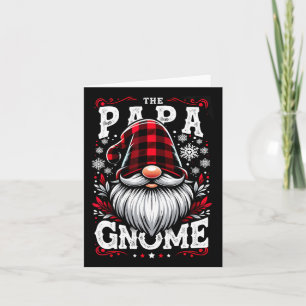 The Papa Gnome Matching Family Christmas Pajama Card