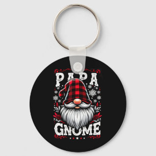 The Papa Gnome Matching Family Christmas Pajama Key Ring