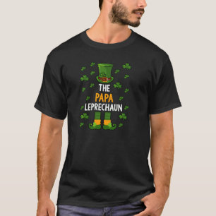 The Papa Leprechaun Shamrock Irish Saint Paddy S T-Shirt
