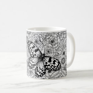 The paper kite garden coffee mug