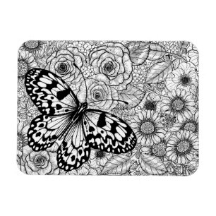 The paper kite garden magnet