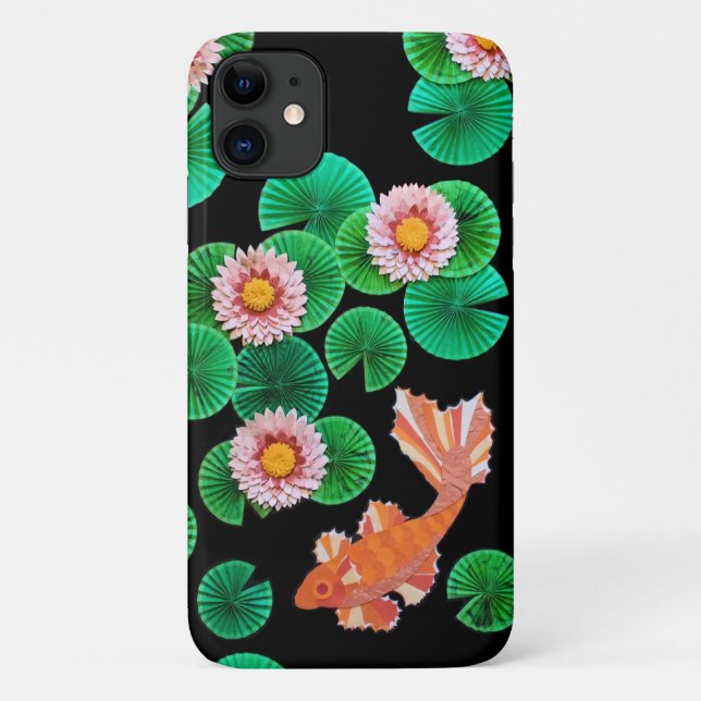 The Paper Koi Pond Case-Mate iPhone Case (Back)