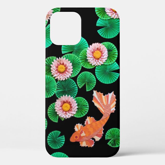 The Paper Koi Pond Case-Mate iPhone Case (Back)