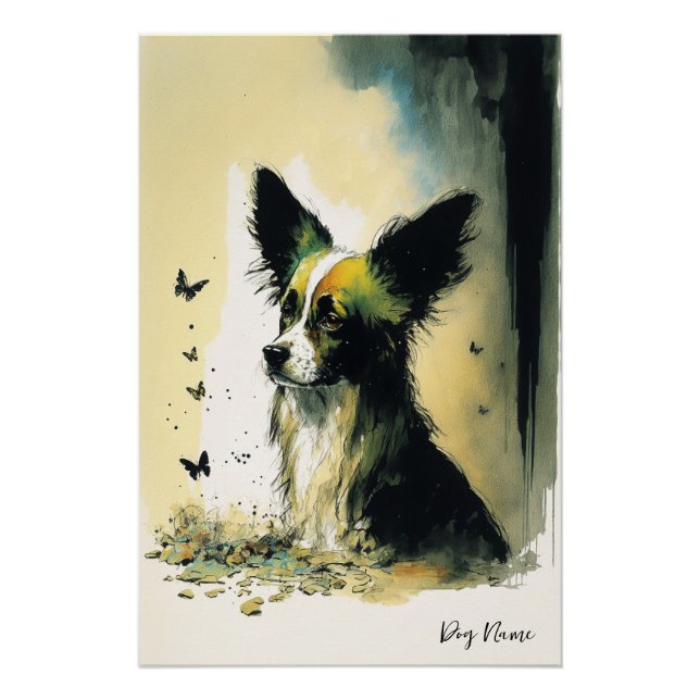 The Papillon Dog - Composition 001 Poster (Front)