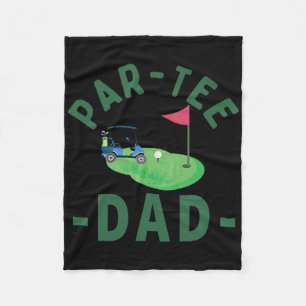 The Par Tee Dad Hole In One Golf Parents Matching  Fleece Blanket