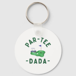 The Par Tee Dada Hole In One Golf Parents Matching Key Ring