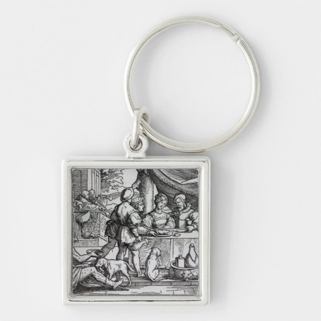 The Parable of Lazarus and Dives Key Ring (Front)