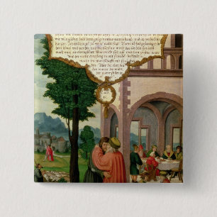 The Parable of the Prodigal Son 15 Cm Square Badge