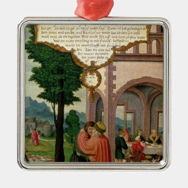 The Parable of the Prodigal Son Metal Ornament (Front)