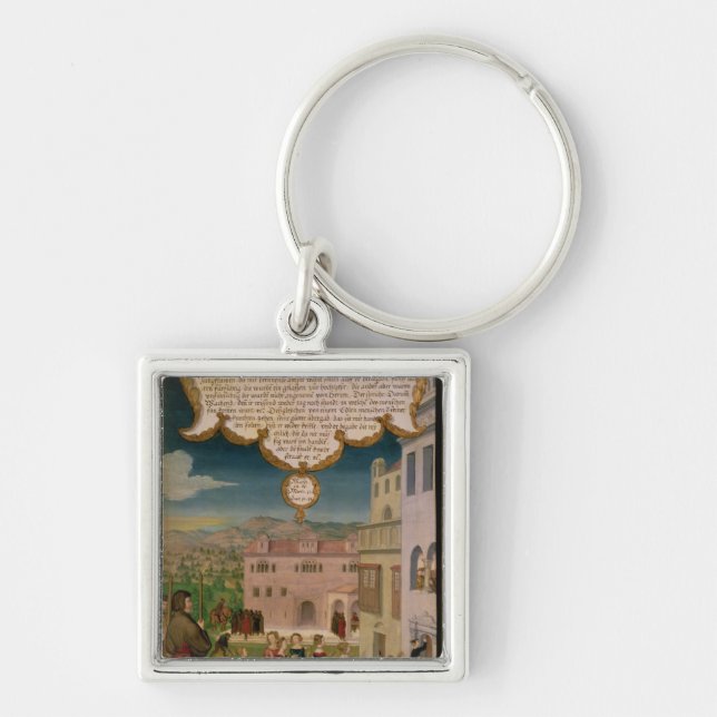 The Parable of the Wise and Foolish Virgins Key Ring (Front)