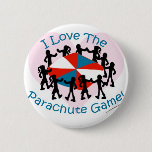 The Parachute Game 6 Cm Round Badge