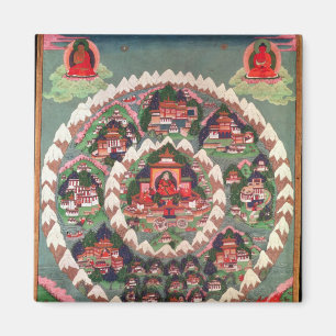 The Paradise of Shambhala, Tibetan Banner Magnet