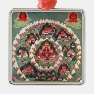 The Paradise of Shambhala, Tibetan Banner Metal Tree Decoration