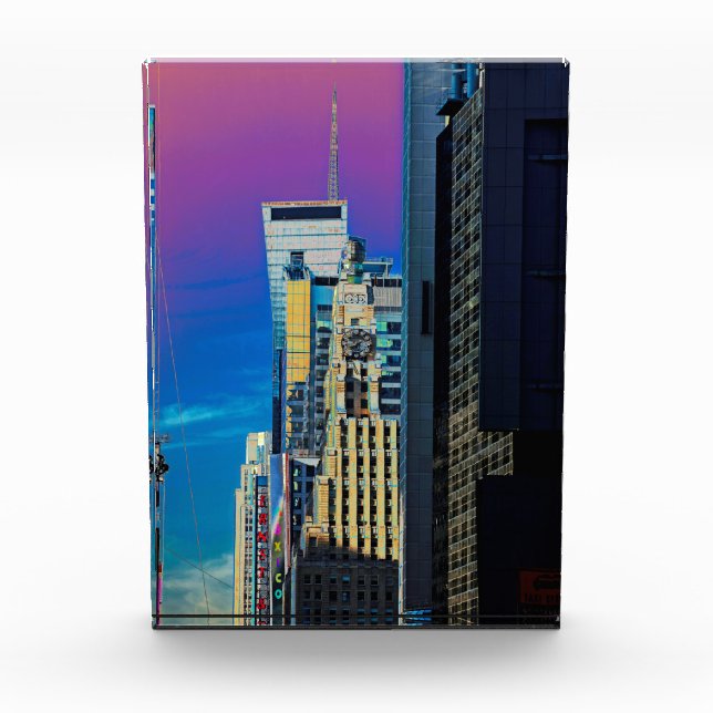 The Paramount Building New York City Poster Photo Block (Front)