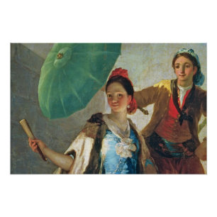 The Parasol, 1777 (oil on canvas) Poster