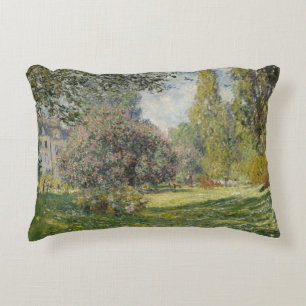 The Parc Monceau - Claude Monet Decorative Cushion