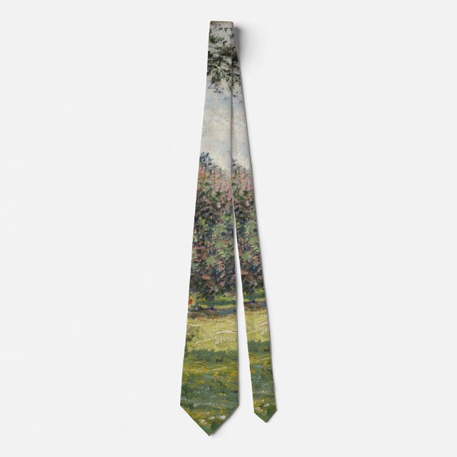 The Parc Monceau - Claude Monet Tie (Front)