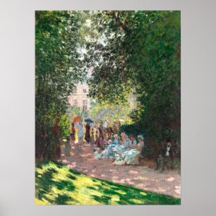 The Parc Monseau by Claude Monet Poster