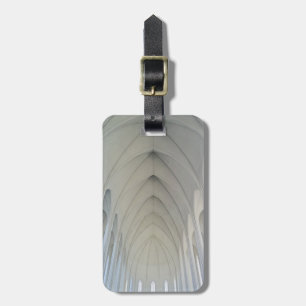 The parish church and landmarks of Reykjavik Luggage Tag