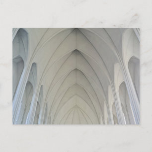 The parish church and landmarks of Reykjavik Postcard